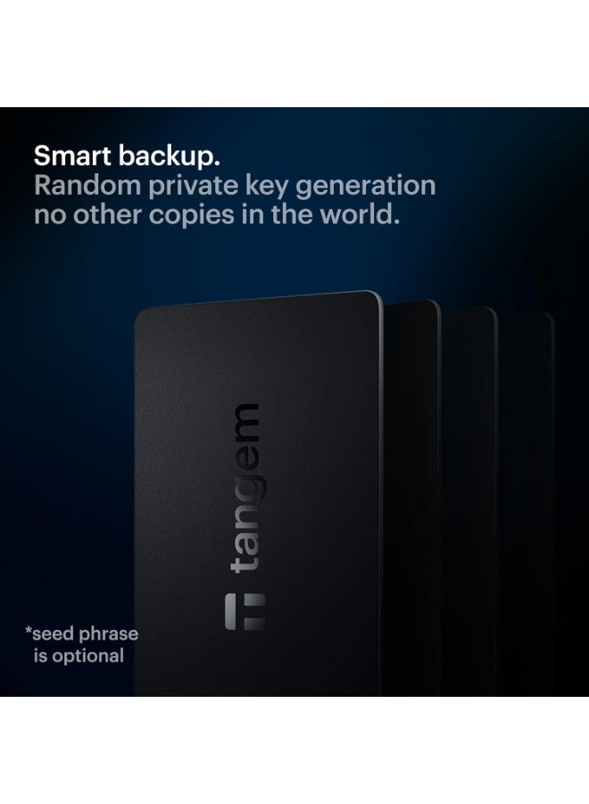 tangem محفظة العملات الرقمية الصلبة 2.0 [عبوة من 3] - أسود خفي - Image 5